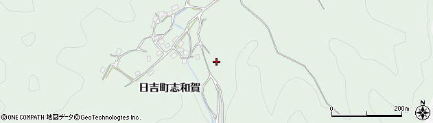 京都府南丹市日吉町志和賀（八栄）周辺の地図