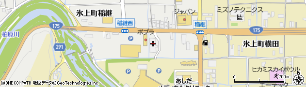 兵庫県丹波市氷上町稲継272周辺の地図