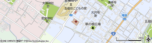 東近江市立てんびんの里文化学習センター周辺の地図