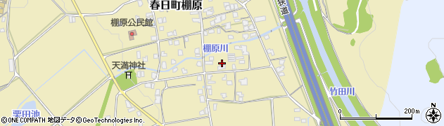 兵庫県丹波市春日町棚原1256周辺の地図