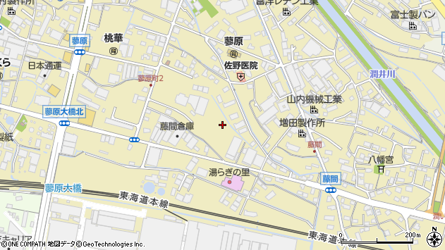 〒416-0931 静岡県富士市蓼原の地図