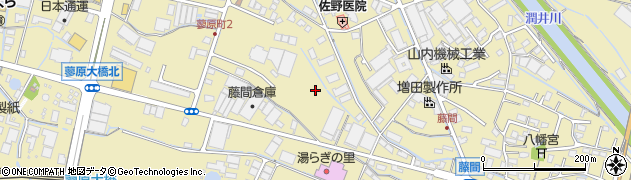 静岡県富士市蓼原周辺の地図