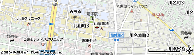 東リ株式会社　名古屋営業所周辺の地図