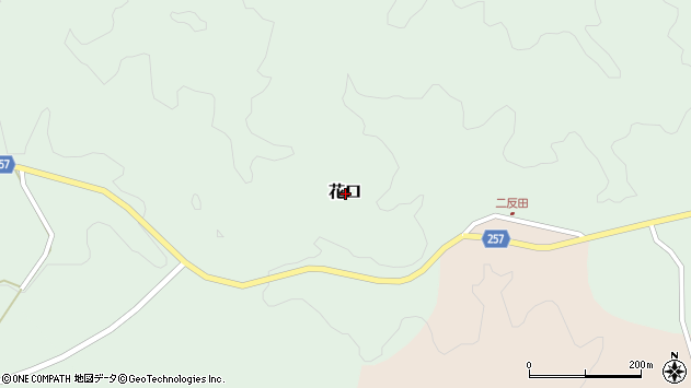 〒689-5661 鳥取県日野郡日南町花口の地図
