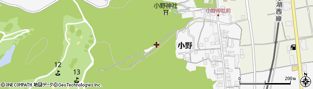 滋賀県大津市小野1999周辺の地図