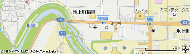 兵庫県丹波市氷上町稲継288周辺の地図