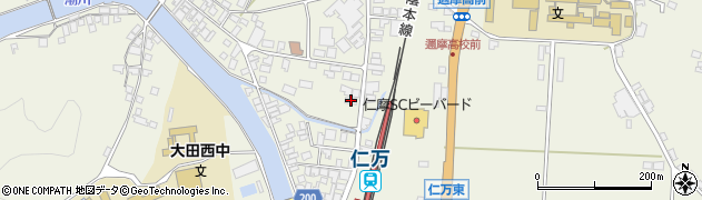 島根中央信用金庫仁摩支店周辺の地図
