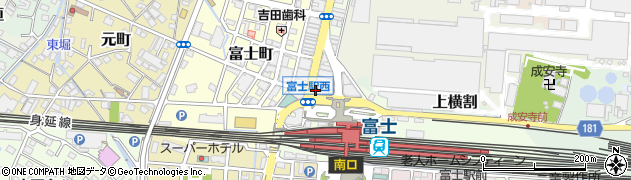 カラオケ ビッグエコー 富士駅前店周辺の地図