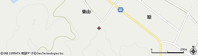 愛知県設楽町（北設楽郡）津具（東半場）周辺の地図