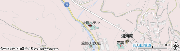 源泉の宿大滝ホテル周辺の地図