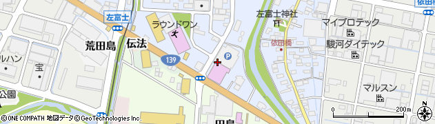 静岡県富士市八代町周辺の地図