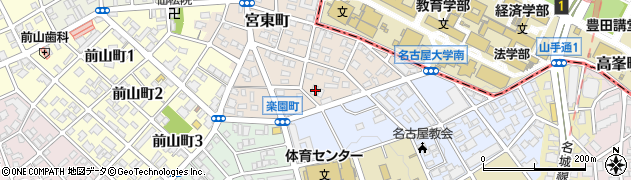 愛知県名古屋市昭和区宮東町362周辺の地図