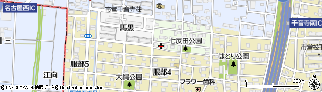 愛知県名古屋市中川区七反田町67周辺の地図