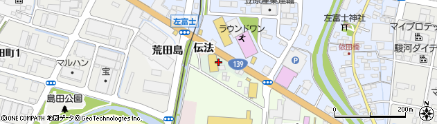 静岡県富士市依田原周辺の地図