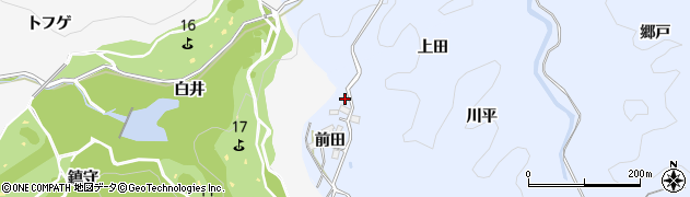 愛知県豊田市葛町（上田）周辺の地図