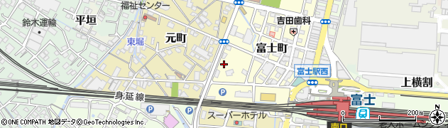 富士大橋通り周辺の地図