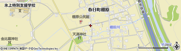 兵庫県丹波市春日町棚原732周辺の地図