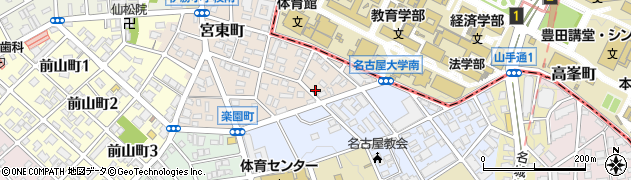 愛知県名古屋市昭和区宮東町271周辺の地図