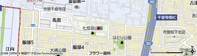 愛知県名古屋市中川区七反田町52周辺の地図