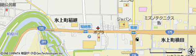 兵庫県丹波市氷上町稲継230周辺の地図