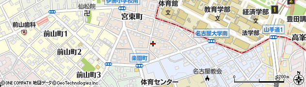 愛知県名古屋市昭和区宮東町350周辺の地図