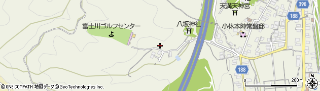 静岡県富士市岩淵周辺の地図