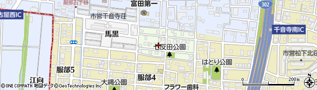 愛知県名古屋市中川区七反田町58周辺の地図