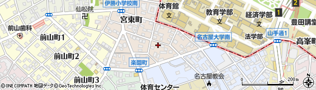 愛知県名古屋市昭和区宮東町352周辺の地図