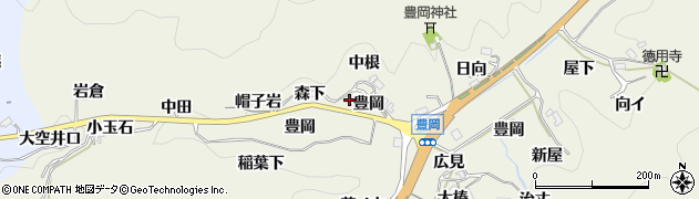 愛知県豊田市富岡町（森下）周辺の地図