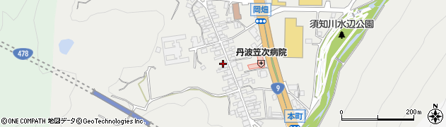 京都府京丹波町（船井郡）須知（新町）周辺の地図