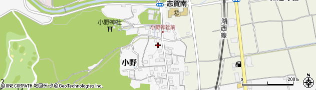 滋賀県大津市小野1075周辺の地図