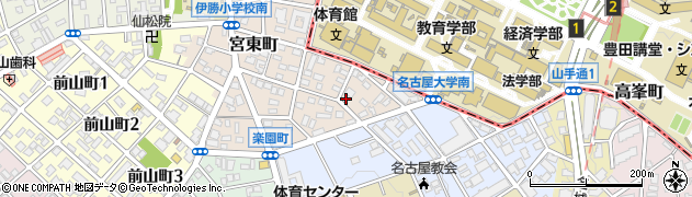 愛知県名古屋市昭和区宮東町274周辺の地図