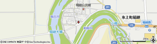 兵庫県丹波市氷上町稲継365周辺の地図