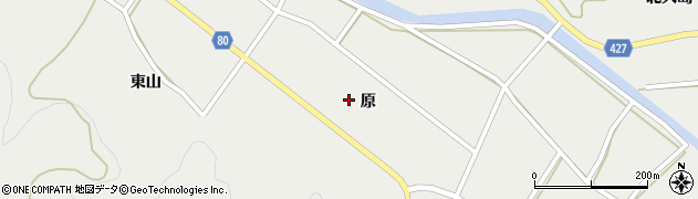 愛知県設楽町（北設楽郡）津具（原）周辺の地図