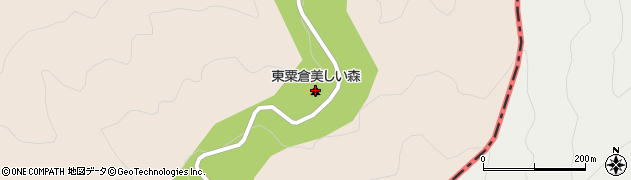 東粟倉美しい森周辺の地図