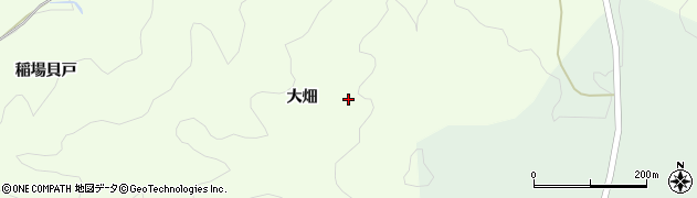 愛知県豊田市二タ宮町（大畑）周辺の地図
