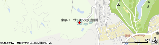 東急ハーヴェストクラブ勝浦周辺の地図