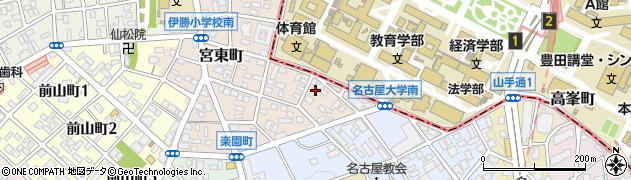 愛知県名古屋市昭和区宮東町275周辺の地図