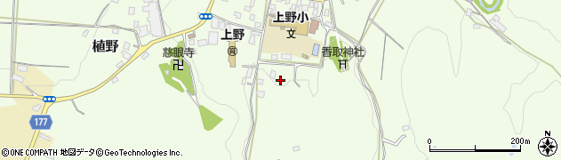 千葉県勝浦市植野周辺の地図