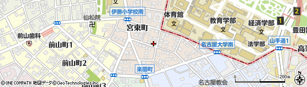 愛知県名古屋市昭和区宮東町286周辺の地図