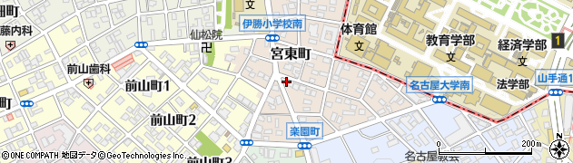 愛知県名古屋市昭和区宮東町338周辺の地図