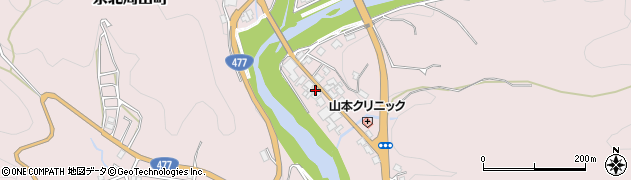 京都府京都市右京区京北周山町（下ケ市）周辺の地図