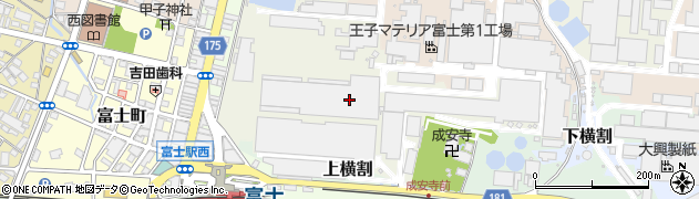 静岡県富士市平垣周辺の地図