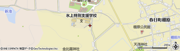 兵庫県丹波市春日町棚原2187周辺の地図