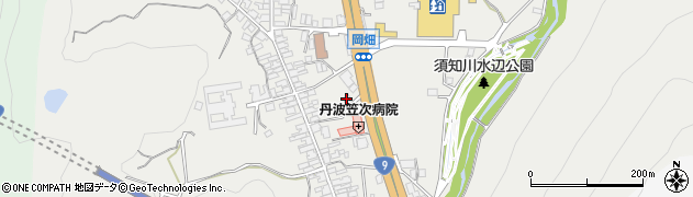 京都府京丹波町（船井郡）須知（岡畑）周辺の地図