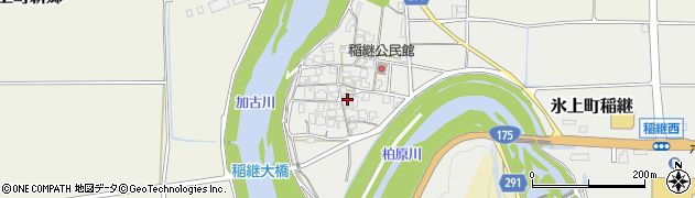 兵庫県丹波市氷上町稲継369周辺の地図