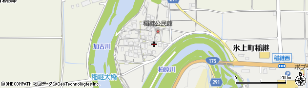 兵庫県丹波市氷上町稲継360周辺の地図