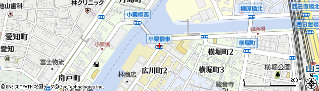 小栗橋東周辺の地図