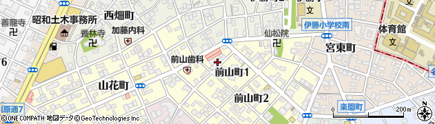 つばめグループつばめ自動車株式会社　前山町営業所周辺の地図