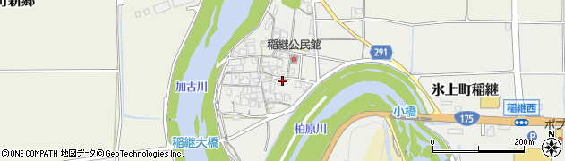 兵庫県丹波市氷上町稲継361周辺の地図